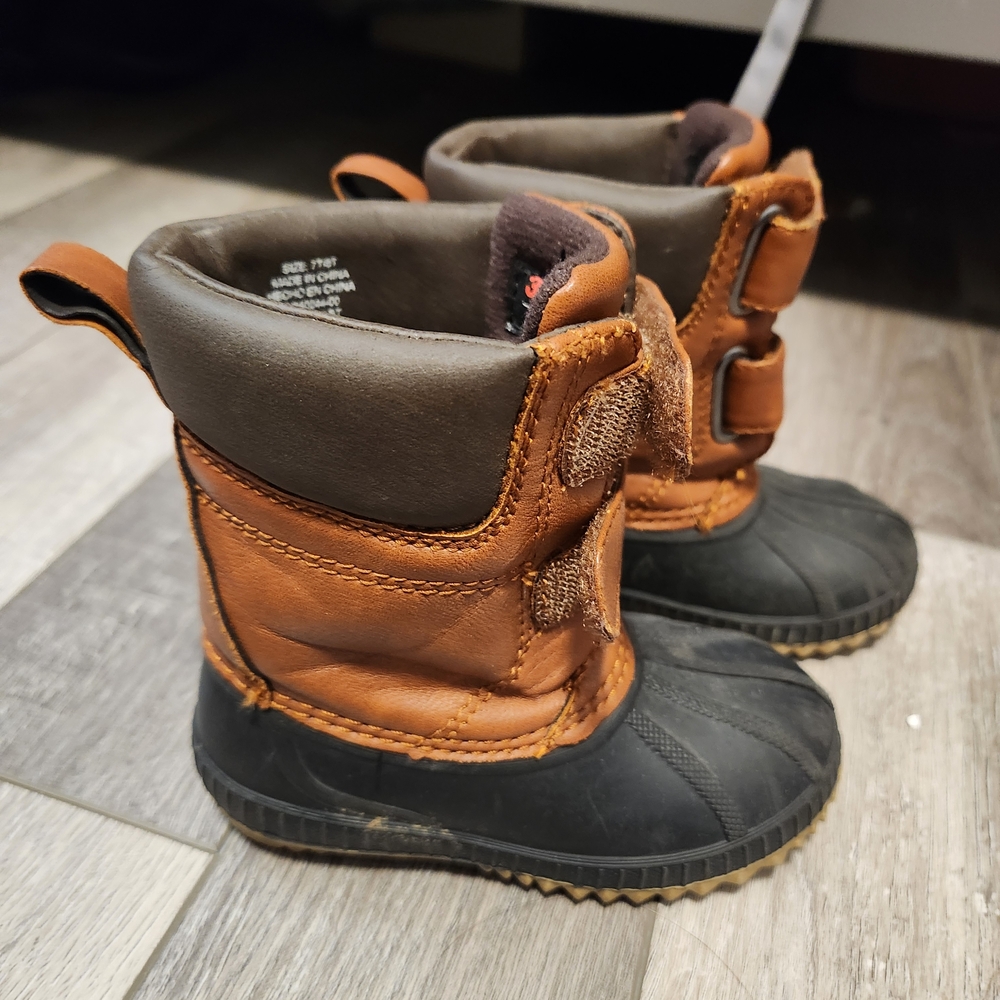 GAP Kids Brown and Black Boots